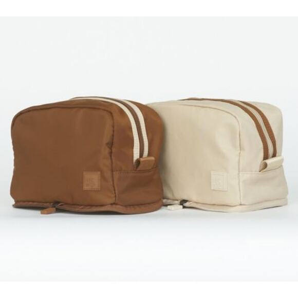 IHKWIP Set of 2 Packable Cosmetic Cases Pouches Yellow & Indigo - Picture 14 of 14